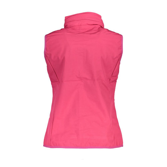Scuola Nautica Pink Polyester Sleveless Jacket