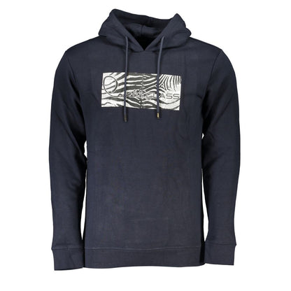 Cavalli Class Blue Cotton Sweatshirt