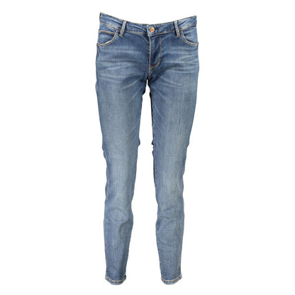Guess Jeans Blue Cotton Skinny Jeans