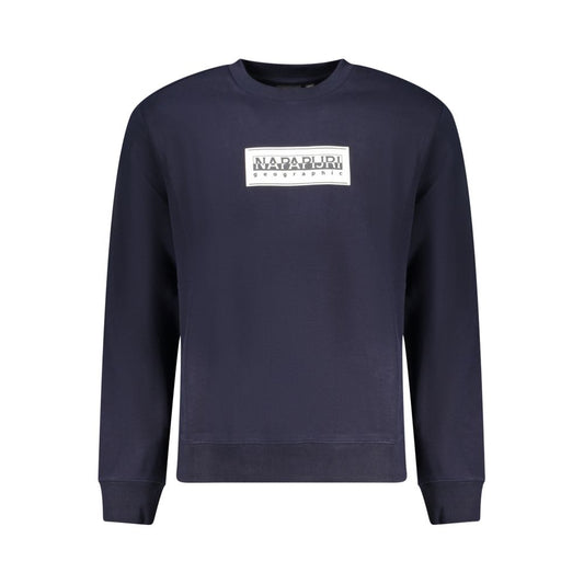 Napapijri Blue Cotton Men's Sweatshirt