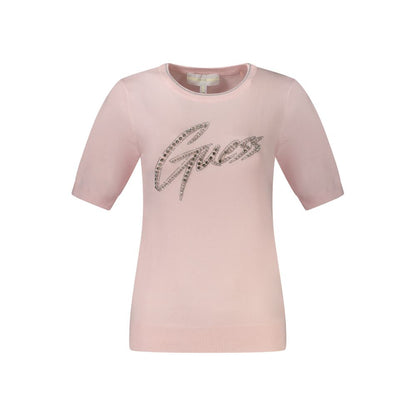 Guess Jeans Pink Viscose Sweatshirt