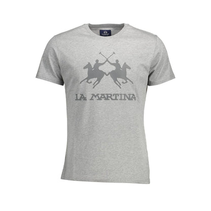 La Martina Brown Cotton Men T-Shirt