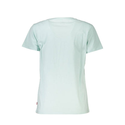 Levi's T-Shirt aus blauer Baumwolle für Frauen