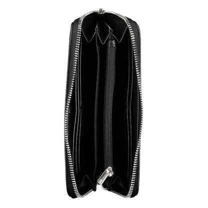 Tommy Hilfiger Schwarzes Polyethylen Portemonnaie für Frauen