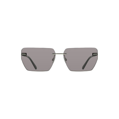 Calvin Klein Graue Metall-Sonnenbrille für Männer