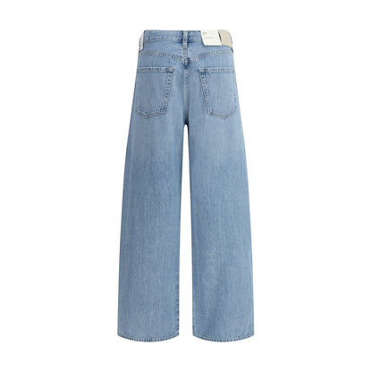 Citizens of Humanity Light Blue Cotton High-Waisted Jean