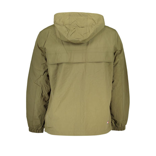 Tommy Hilfiger Grüne Recycelte Nylon Herren Jacke