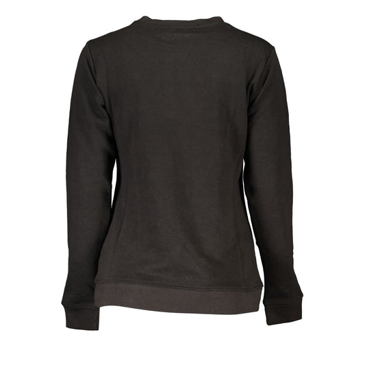 Cavalli Class Black Cotton Sweatshirt