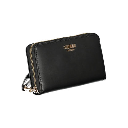 Guess Jeans Nero Poliuretano Women Wallet