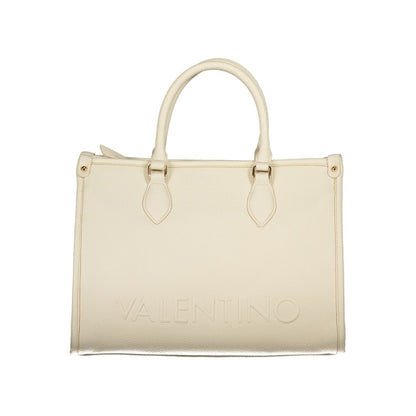 Mario Valentino Beige Polyurethane Women Handbag