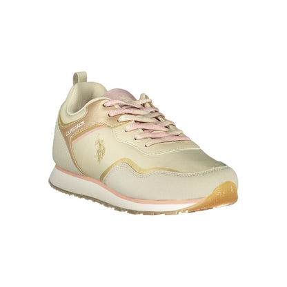 U.S. POLO ASSN. Beige Polyester Athletic Sneakers