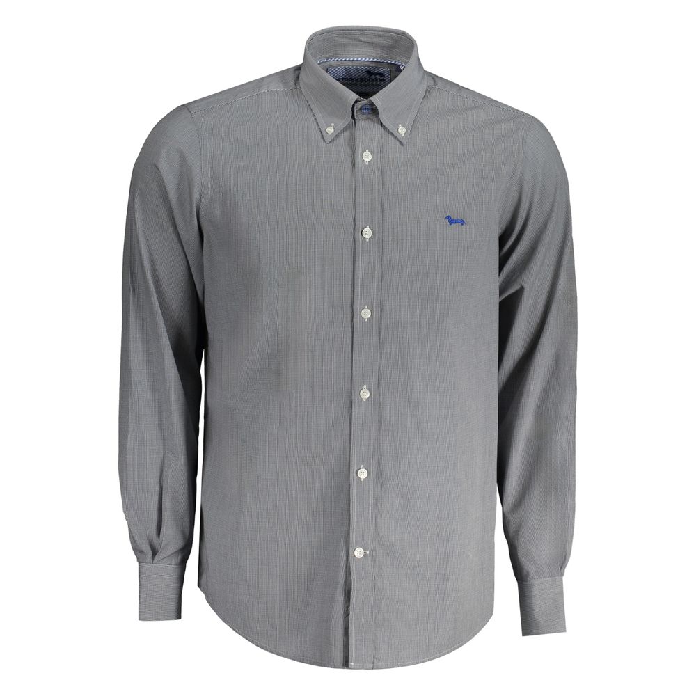 Harmont & Blaine Blue Cotton Dress Shirt