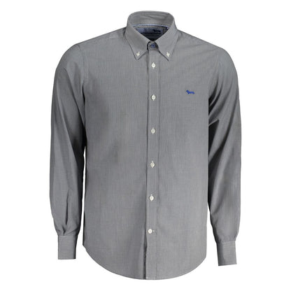 Harmont & Blaine Blue Cotton Dress Shirt