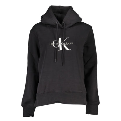Calvin Klein Schwarzer Baumwollpullover für Frauen