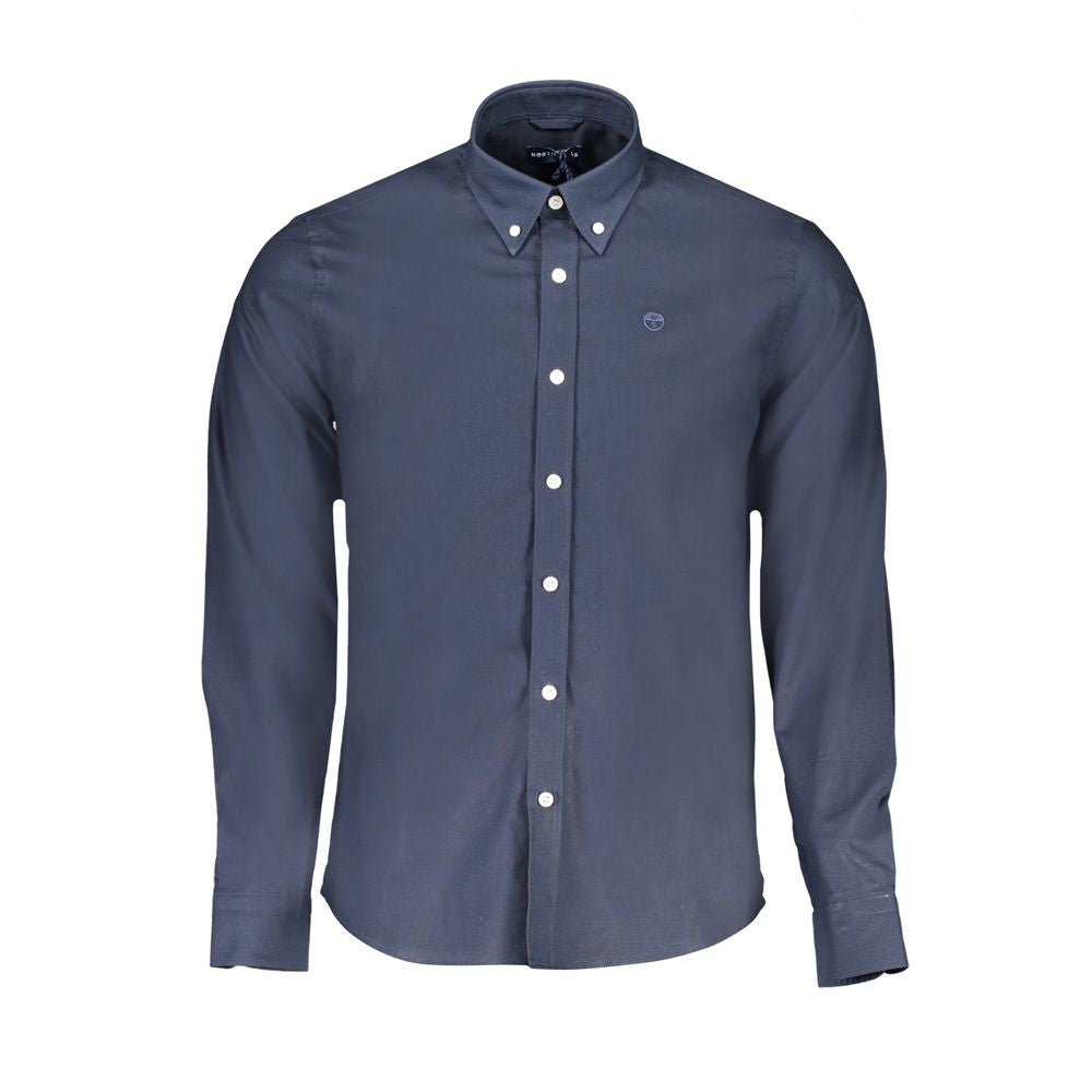 North Sails Blue Cotton Dress Shirt