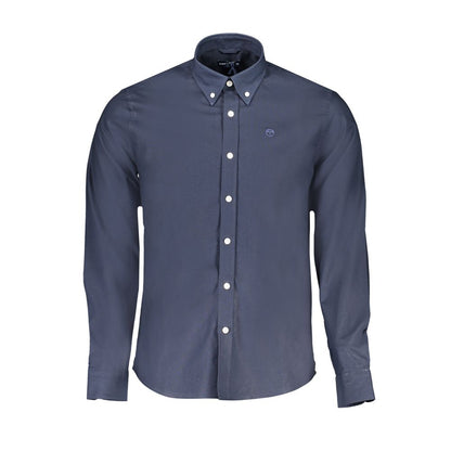 North Sails Blue Cotton Dress Shirt