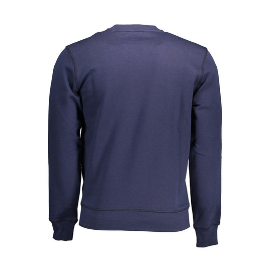 North Sails Blue Cotton Men's Sweatshirt