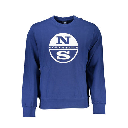 North Sails Blue Cotton Sweatshirt