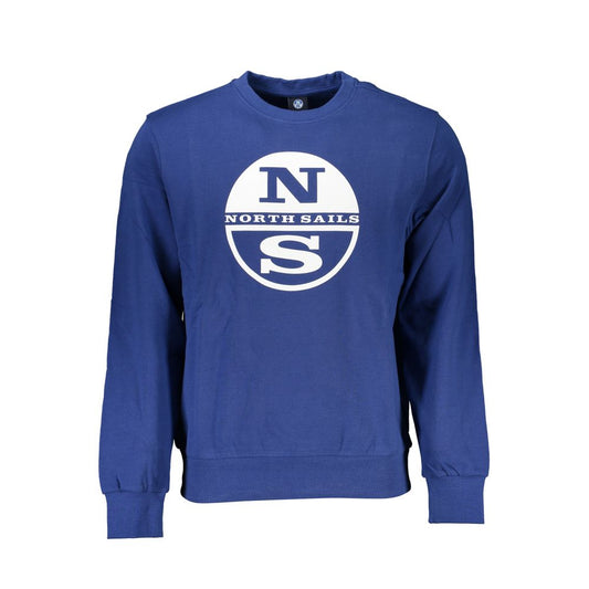 North Sails Blue Cotton Sweatshirt