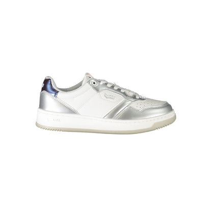 Gas White Polyester Athletic Sneakers