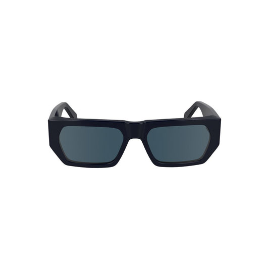 Calvin Klein Blaue Acetat-Sonnenbrille für Frauen