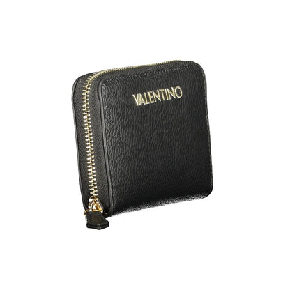 Mario Valentino Black Polyurethane Women Wallet
