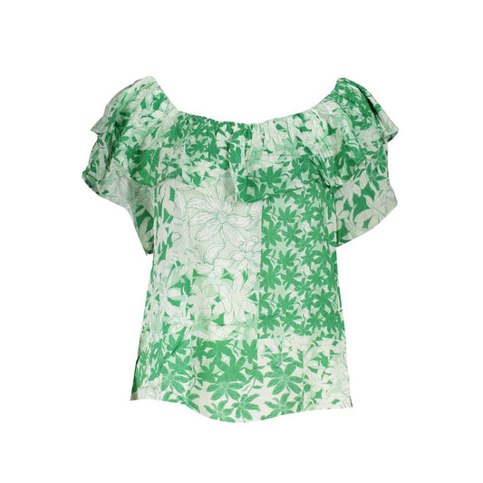 Desigual Grünes T-Shirt aus Baumwolle für Frauen