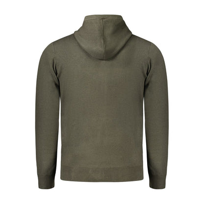 Norway 1963 Grüne Polyamid-Strickjacke für Männer