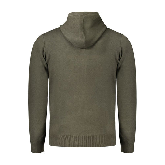 Norway 1963 Grüne Polyamid-Strickjacke für Männer