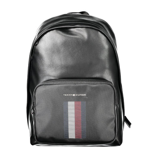Tommy Hilfiger Schwarzer Polyethylen-Rucksack für Männer