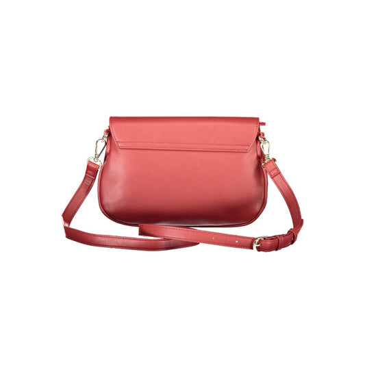 Mario Valentino Red Polyethylene Women Handbag