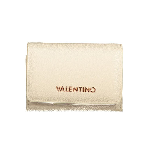 Mario Valentino Beige Polyurethane Women Wallet