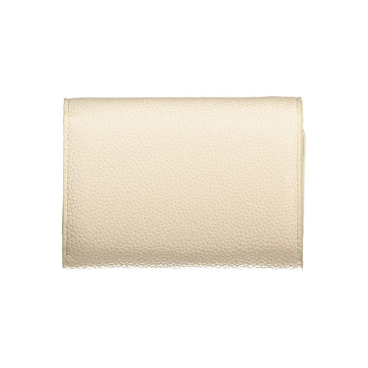 Mario Valentino Beige Polyurethane Women Wallet