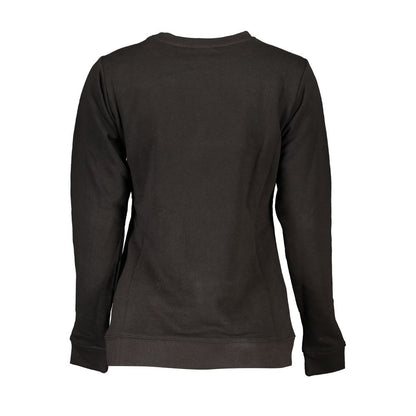 Cavalli Class Black Cotton Sweatshirt