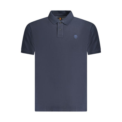 Timberland Blue Cotton Men Polo