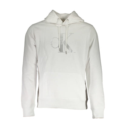 Calvin Klein Herrenpullover aus weißer Baumwolle