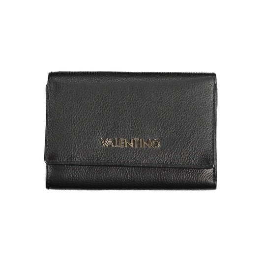 Mario Valentino Black Polyurethane Women Wallet