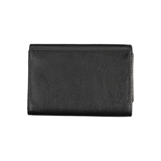 Mario Valentino Black Polyurethane Women Wallet