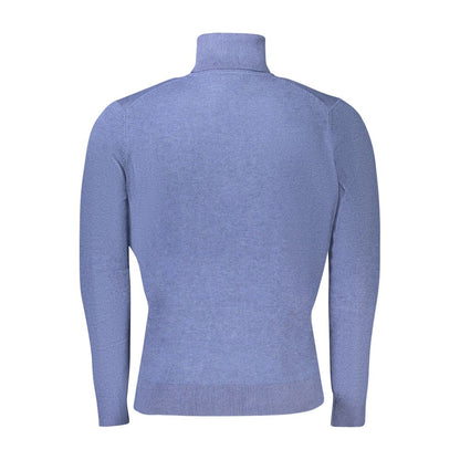 Norway 1963 Blauer Pullover aus Wolle für Männer