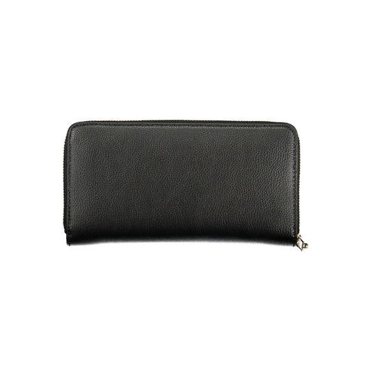 Tommy Hilfiger Schwarzes Polyethylen Portemonnaie für Frauen