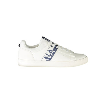Napapijri White Leather Men Sneaker