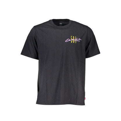 Levi's Schwarzes Baumwolle Männer T-Shirt