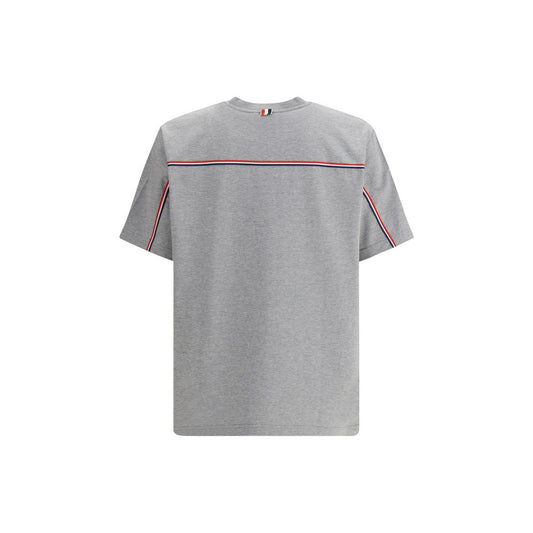 Thom Browne Gray Cotton T-Shirt
