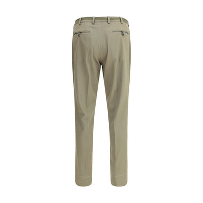 Brioni Green Cotton Chino Pants