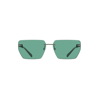Calvin Klein Grüne Metall-Sonnenbrille für Männer