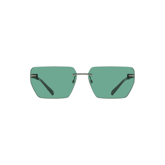 Calvin Klein Grüne Metall-Sonnenbrille für Männer