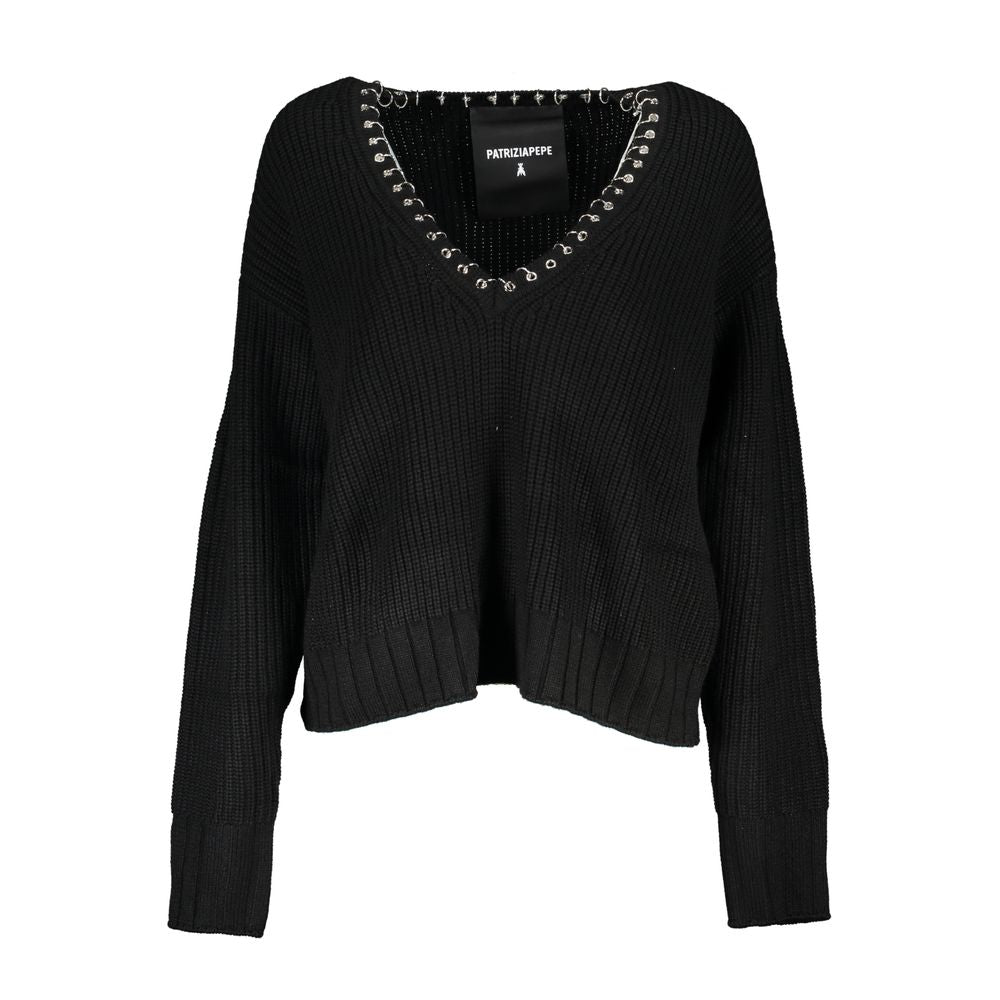 Patrizia Pepe Black Fabric Sweatshirt