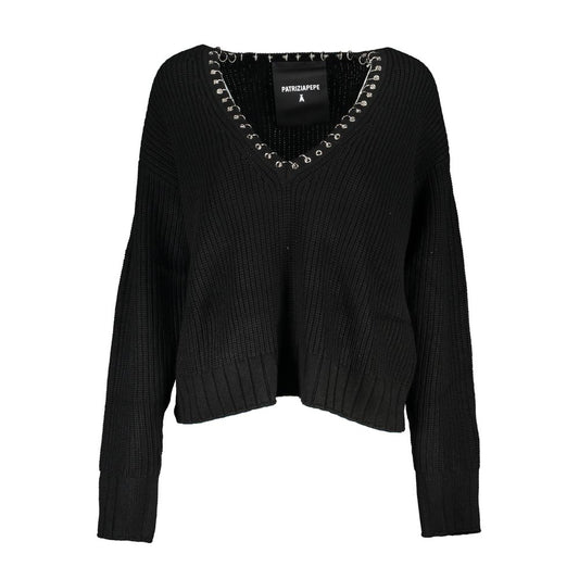 Patrizia Pepe Black Fabric Sweatshirt