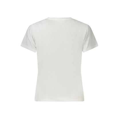 Guess Jeans White Cotton T-Shirt