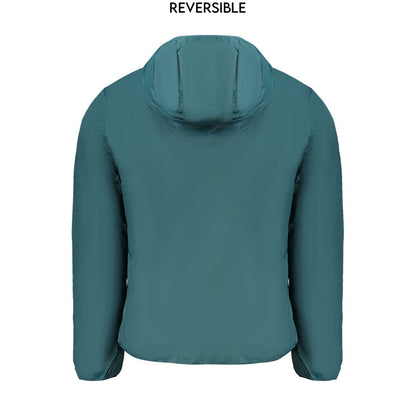 Norway 1963 Grüne Polyamid-Herren-Wendejacke
